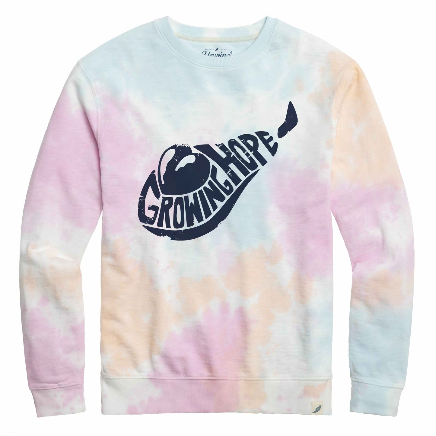 Growing Hope Tie Dye Crewneck Sweatshirt
